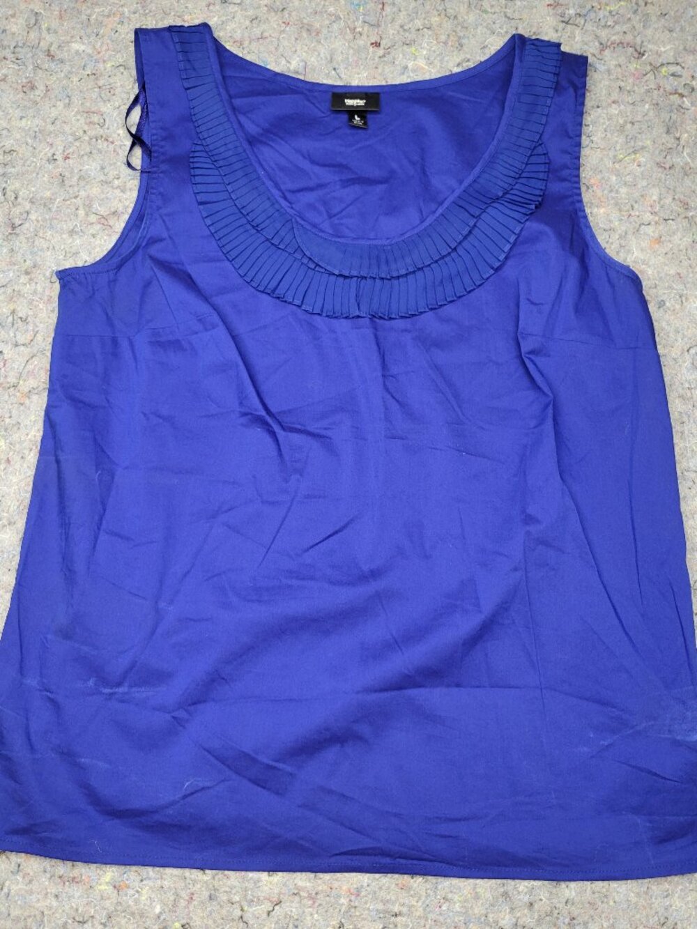 Womens Blouse, Massino, size large, blue, new without tags